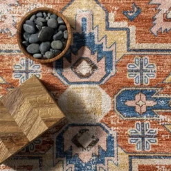 NuLOOM Annica Multi Medallion Machine Washable Area Rug -Decor Vista GUEST 80a55283 ddd4 48f2 9036 b5c464328d10