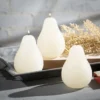 Melon White Pear Candles - Set Of 3 -Decor Vista GUEST 81042d1f 09f4 45e1 a646 c6bf7ef2a254