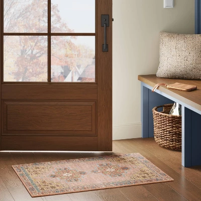 2'x3' Comfort Mat Bohome Accent Rug Blush/Rust Blush/Rust - Threshold™ 3 2'x3' Comfort Mat Bohome Accent Rug Blush/Rust Blush/Rust - Threshold™