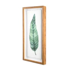(Set Of 3) 28"x12" Framed Leaves Decorative Wall Art White - Threshold™ -Decor Vista GUEST 8176423f 41b8 4092 bb29 d3a72d0feae8