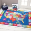 Eric Carle USA Map Area Kids' Rug (2'9"x4'3") - Home Dynamix -Decor Vista GUEST 82928898 6d46 40db a659 5508928c96c6