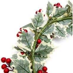 Farmlyn Creek Artificial Christmas Wreath With Holly Berries For Door Decoration (15.7 In) -Decor Vista GUEST 82f612bf de6d 45c1 a8be 61a9bcc71736