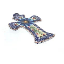 Blue Rose Polish Pottery 47 Vena Cross -Decor Vista GUEST 830f0ac3 b803 4263 b18a 4cd3fee27c0f