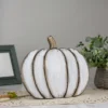 Northlight 13.75 White Wooden Pumpkin Fall Harvest Decoration -Decor Vista GUEST 84375c27 f7e9 4014 b1ed 758845816f92