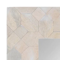 29" X 29" Okeefe Framed Decorative Wall Mirror White - Kate & Laurel All Things Decor -Decor Vista GUEST 84714b60 6c90 4804 b6b9 a7fa09ff7305