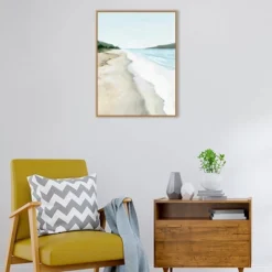 23" X 30" Crash Into Me II Beach By Isabelle Z Framed Canvas Wall Art Print - Amanti Art -Decor Vista GUEST 847302a0 1e33 4d60 a452 7c6829603133