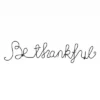 Metal Cutout- Be Thankful Cursive Cutout Sign-3D Word Art Home Accent Decor-Perfect For Modern Rustic Or Vintage Farmhouse Style By Hastings Home -Decor Vista GUEST 8483c076 9785 4f99 b76a 4a35ca5744b2