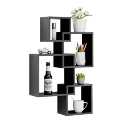 28.35" X 18" Blocchetto Intersecting Cubes Wall Shelf Unit - Danya B. -Decor Vista GUEST 84991e35 3e6f 4bcf 8db2 9b8b1aead272