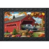 Harvest Bridge Autumn Doormat Pickup Truck Indoor Outdoor 30" X 18" Briarwood Lane -Decor Vista GUEST 850b2dfd b88f 4446 b227 29f65768c375
