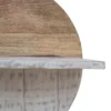 White Wood & Metal Wall Shelf - Foreside Home & Garden -Decor Vista GUEST 85386e41 1798 411c a705 4480ce9a3d02