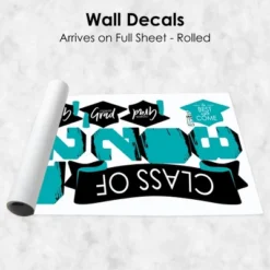 Big Dot Of Happiness Teal Class Of 2023 Graduation Party Wall Decals Set Of 20 -Decor Vista GUEST 85629073 ffcc 4c05 9926 2b55ee9d1023