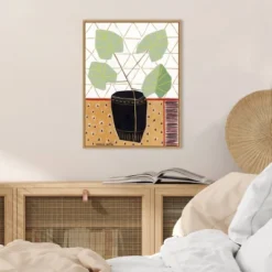 18" X 24" Gold Tablecloth 5 By Marisa Anon Framed Canvas Wall Art - Amanti Art -Decor Vista GUEST 86c05c5b b095 481c 97cc 982d4bb06eb9