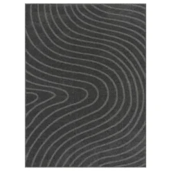 Luxe Weavers Modern Geometric Wave Area Rug