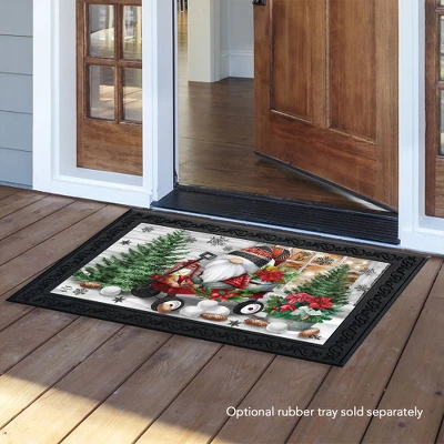 Wagon Gnome Winter Christmas Doormat 30" X 18" Indoor Outdoor Briarwood Lane 5 Wagon Gnome Winter Christmas Doormat 30" X 18" Indoor Outdoor Briarwood Lane - Image 3