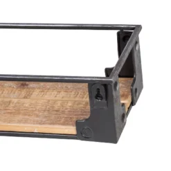 Honey-Can-Do Metal And Wood Wall Shelves -Decor Vista GUEST 8762c8bd 0954 46aa a6d3 8432b42420b9