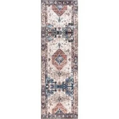 NuLOOM Eliza Machine Washable Traditional Medallion Area Rug 28 NuLOOM Eliza Machine Washable Traditional Medallion Area Rug -Decor Vista GUEST 8863e549 41dc 4ede 90a6 30c8aa406246