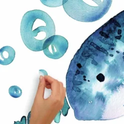 Catcoq Narwhal Giant Peel And Stick Wall Decal - RoomMates -Decor Vista GUEST 892e6ce7 4573 47e2 b671 c7487987b58b