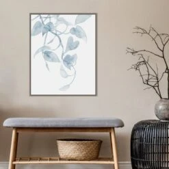 22" X 28" Pothos Plant I By Grace Popp Framed Canvas Wall Art Gray Wash - Amanti Art -Decor Vista GUEST 8a182520 2f97 447d 92dd 6672b6a424f0