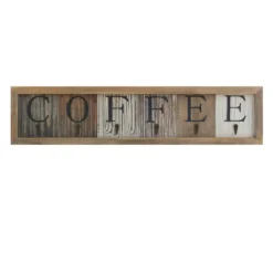 Emma And Oliver Distressed Rustic Coffee Sign With 6 Sturdy Metal Hooks To Accommodate Most Mug Sizes -Decor Vista GUEST 8b1202ef 2f39 4fc3 854b a9b2cfc410b0