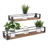 Honey-Can-Do Metal And Wood Wall Shelves -Decor Vista GUEST 8cafb7bb 1ee5 4b90 a47f 39145f0c1741