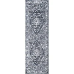 NuLOOM Transitional Medallion Lucille Area Rug -Decor Vista GUEST 8cb4526e 72be 4172 af28 870fda12e174