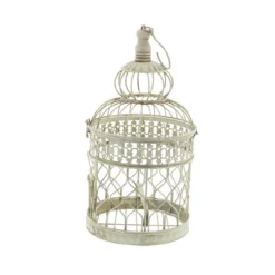 Set Of 2 Iron 22" Vintage Birdcage Cream - Olivia & May 11 Set Of 2 Iron 22" Vintage Birdcage Cream - Olivia & May -Decor Vista GUEST 8e95df22 5ab8 43ee a885 4d3b1078e463