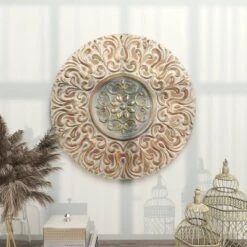 Metal Floral Wall Decor With Embossed Details Gold - Olivia & May -Decor Vista GUEST 8eb729c2 4dc9 432d a4bc 9421caaad991