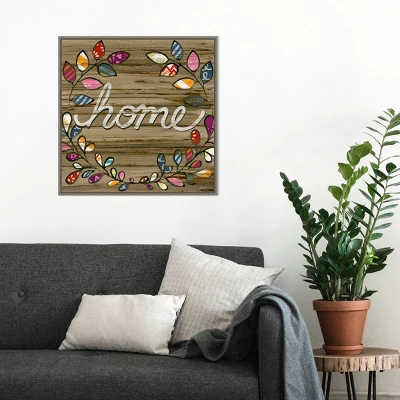 22" X 22" Love And Laughter IV By June Erica Vess Framed Canvas Wall Art Gray Wash - Amanti Art 8 22" X 22" Love And Laughter IV By June Erica Vess Framed Canvas Wall Art Gray Wash - Amanti Art - Image 6