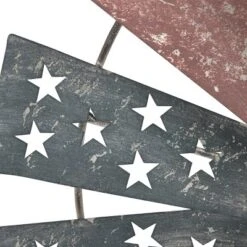 Patriotic Windmill Metal Wall Decor - Alpine Corporation -Decor Vista GUEST 8fdaf927 fcb9 45f4 90be eea0cd1de7c8