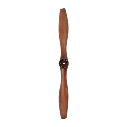 48" X 5" Metal Airplane Propeller 2 Blade Wall Decor With Aviation Detailing Brown - Olivia & May -Decor Vista GUEST 905f69b7 62db 42bd 9f53 52512f64fd91