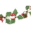 Northlight 3" X 3.25' Pre-Lit Holly And Berry Christmas Garland, Warm White LED Lights -Decor Vista GUEST 90a13639 3b1a 4226 9058 0398f00b24c7