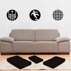 Nevlers Non-Slip Grip Pad For Rugs 9'x12' - Black -Decor Vista GUEST 90ee3aa3 ae75 4e62 b9b8 8cecd11dcf68