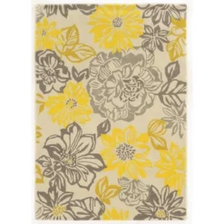 Trio Collection Rug Garden Party Gray - Linon -Decor Vista GUEST 92e91dff cc12 47b6 a94e 44089156f41e