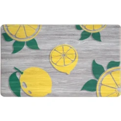 World Rug Gallery Lemon Pattern Anti Fatigue Standing Mat -Decor Vista GUEST 94286c95 e2cd 4d6a 8261 8e0bf869f6ab