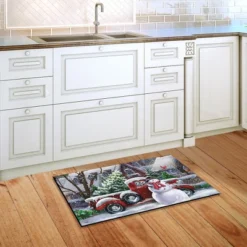 Briarwood Lane Snowfall Snowman Winter Doormat Red Pickup Truck 3 -Decor Vista GUEST 946d6051 76c1 4de6 bbec 397c0a2084c2