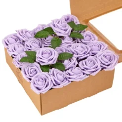 RCZ Décor Artificial Foam Roses For Decoration, Attractive Fake Flowers For DIY Wedding Centerpieces, Includes: 50 Roses With Stems And 20 Leaves 23 RCZ Décor Artificial Foam Roses For Decoration, Attractive Fake Flowers For DIY Wedding Centerpieces, Includes: 50 Roses With Stems And 20 Leaves -Decor Vista GUEST 94ca0845 82ea 4d7c 9551 21dcd3334c02