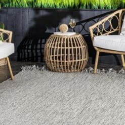 NuLOOM Stacey Textured Modern Geometric Indoor/Outdoor Area Rug -Decor Vista GUEST 95572d54 6719 4d5c 8681 c6d1b50894f0