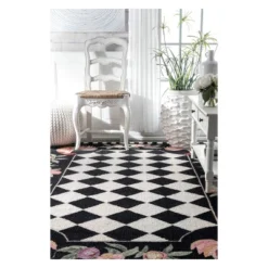 Angla Rooster Kitchen Area Rug Black - NuLOOM -Decor Vista GUEST 957d192f 4b73 4072 8419 31829811053c