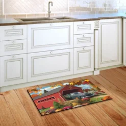 Harvest Bridge Autumn Doormat Pickup Truck Indoor Outdoor 30" X 18" Briarwood Lane -Decor Vista GUEST 959e5ea2 250b 4920 a98b e5266b7dd296