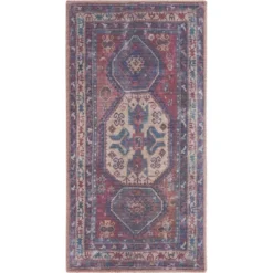 Nicole Curtis Machine Washable Bordered Southwestern Indoor Rug -Decor Vista GUEST 96756f36 d2b9 40c7 8406 09c1e56e2e50