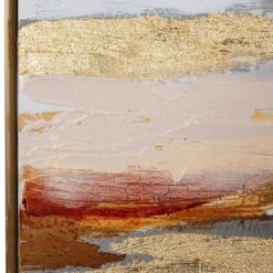 Canvas Geode Handmade Foiled And Brushstrokes Framed Wall Art With Gold Frame Gold - Olivia & May -Decor Vista GUEST 967bd4e3 4e39 4d5c 9d22 3223a407296b