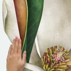 4.5" X 4.375" Vintage Magnolia Peel And Stick Giant Wall Decal - RoomMates -Decor Vista GUEST 968578fa 8bba 46da b527 883f0daf23ad