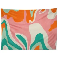 Sunshinecanteen Psychedelic Fleurs Tapestry - Society6 -Decor Vista GUEST 97055b63 a87c 46be 96c7 773e2d6c64ab