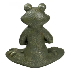 Northlight 14" Gold Verdigris Yoga Frog Outdoor Garden Statue -Decor Vista GUEST 9766ccaa 9b3e 44a4 a689 48e483d7c419
