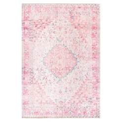 NuLOOM Patsy Vintage Medallion Machine Washable Area Rug 19 NuLOOM Patsy Vintage Medallion Machine Washable Area Rug -Decor Vista GUEST 97841e0b 3de1 4c36 b340 c7b8a570d017