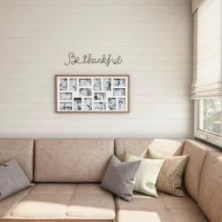 Metal Cutout- Be Thankful Cursive Cutout Sign-3D Word Art Home Accent Decor-Perfect For Modern Rustic Or Vintage Farmhouse Style By Hastings Home -Decor Vista GUEST 97bc90de 2054 4bc9 bcd0 31acd2db17b6