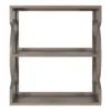 25" X 28" Raines Wood Decorative Wall Shelf Gray - Kate & Laurel All Things Decor 1 25" X 28" Raines Wood Decorative Wall Shelf Gray - Kate & Laurel All Things Decor -Decor Vista GUEST 97c1f300 203d 49f5 9eb0 76d54bb249c4