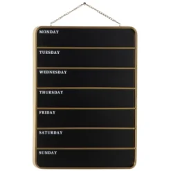 Wooden Sign Calendar Wall Decor Black - Olivia & May 9 Wooden Sign Calendar Wall Decor Black - Olivia & May -Decor Vista GUEST 97d9b1b8 b43f 49ec 8bf0 55cee3babd42