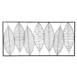 Metal Leaf Wall Decor With Black Frame Black - Olivia & May -Decor Vista GUEST 988795b0 bbbb 4b42 b302 70272a7a4d16