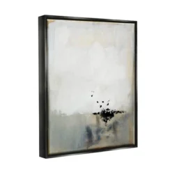 Stupell Industries Neutral Beige Abstract Painting Black Ink Splatter -Decor Vista GUEST 99c6b597 106f 419e b190 fd163b9264f4